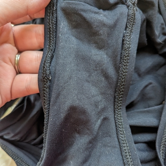 Carmen Marc Valvo Plunge Halter Tie One Piece Swimsuit - Picture 8 of 9